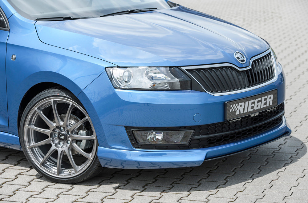 Skoda Rapid (NH) Rieger Spoilerschwert für Spoilerlippe 79020 mittig, für Spoilerlippe, ABS, schwarz glänzend,
inkl. Montagezubehör, ABE