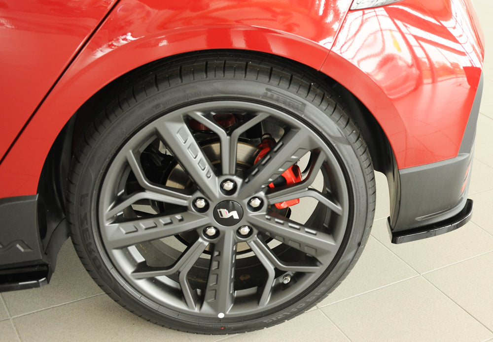 Hyundai i20 N (BC3) Rieger Heckschürzenansatz seitlich links links, für orig. Heckeinsatz, ABS, schwarz glänzend,
inkl. ...