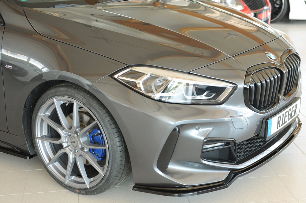 BMW 1er F40 (F1H) Rieger Spoilerschwert für orig. Frontschürze, ABS, schwarz glänzend, für Fzg. mit M-Sport-Paket,
inkl....