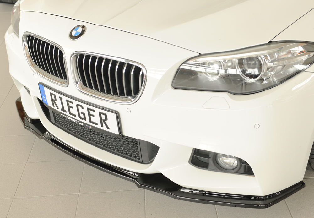 BMW 5er F10 (5L) Rieger Spoilerschwert für orig. Frontschürze, ABS, schwarz glänzend, für Fzg. mit M-Sport-Paket,
inkl. ...