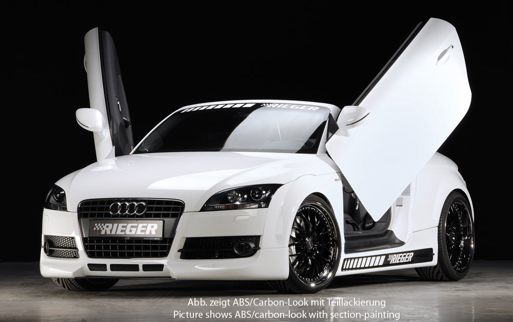 Audi TT (8J) Rieger Seitenschweller rechts, ABS, Carbon-Look, für Fzg. mit S-Line Exterieur und ohne S-Line Exterieur,
inkl. Alugitter, Gutachten, Montagezubehör