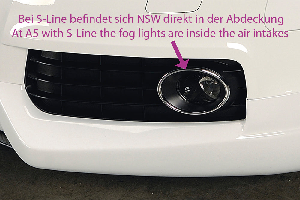 Audi A5 (B8/B81) Rieger Spoilerschwert für Spoilerlippe 55411 mittig, für Spoilerlippe, ABS, Carbon-Look, für Fzg. ohne S-Line Exterieur,
inkl. Montagezubehör, ABE