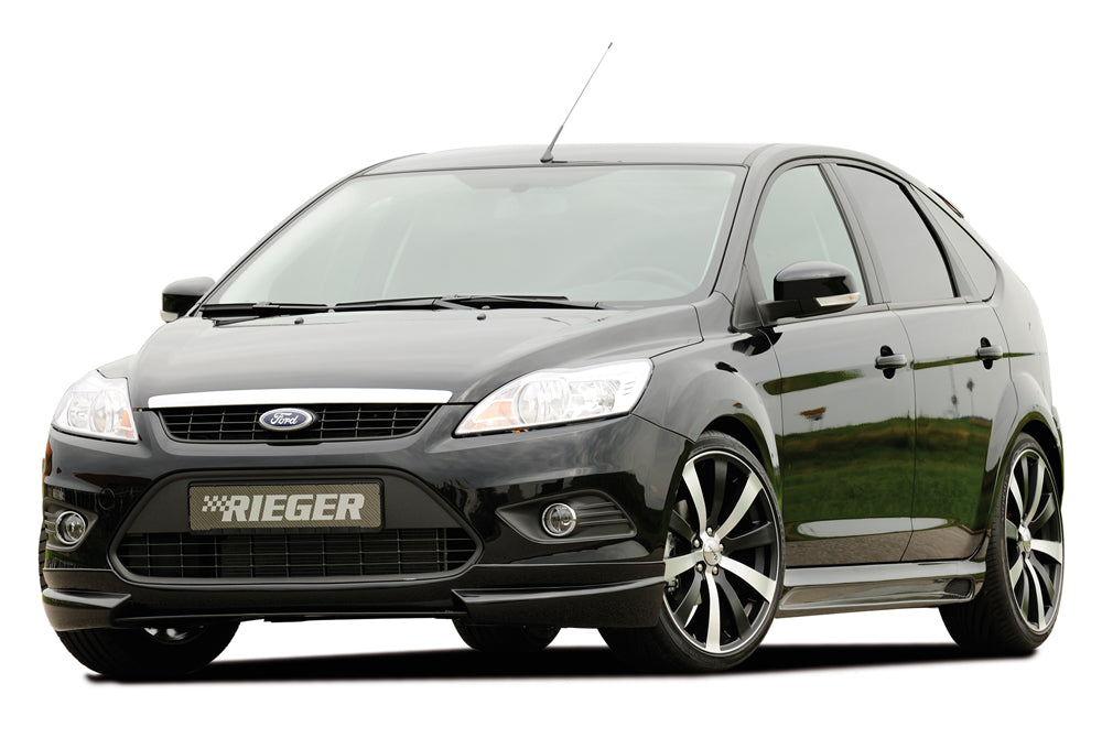 Ford Focus 2 Rieger Seitenschweller links, mit Schacht, mit Ausschnitt, ABS, Carbon-Look,
inkl. Montagezubehör, Alugitter