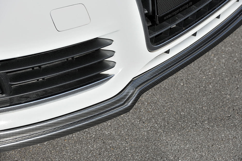 Audi A6 (4F) Rieger Spoilerlippe ABS, Carbon-Look, für Fzg. ohne S-Line Exterieur,
inkl. Montagezubehör, ABE