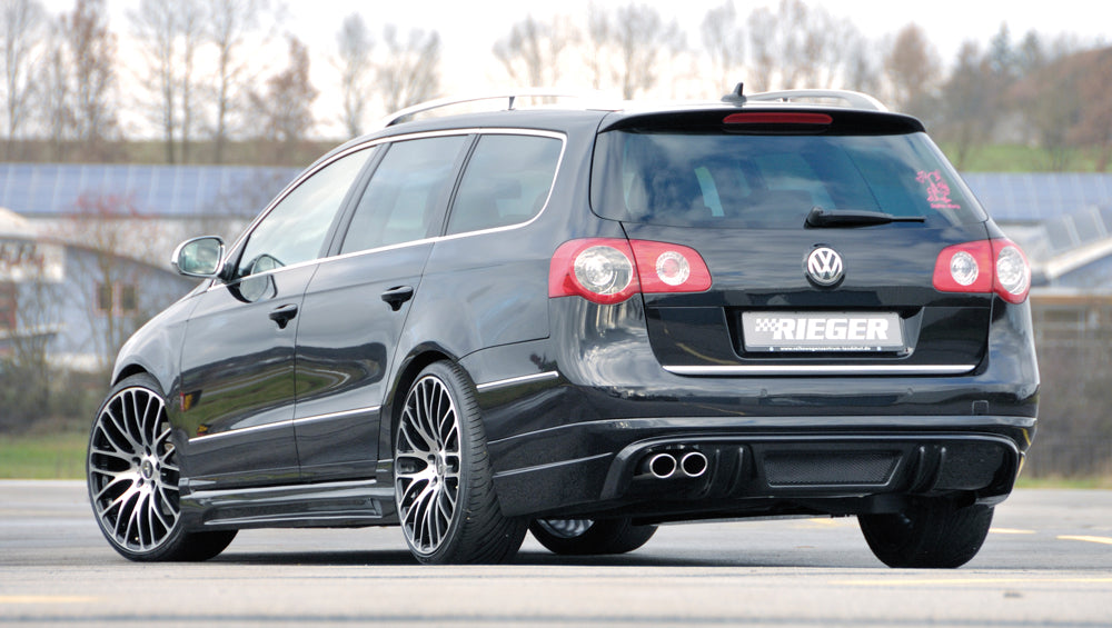 VW Passat (3C) Rieger Seitenschweller links, mit Schacht, mit Ausschnitt, ABS, Carbon-Look,
inkl. Montagezubehör, Alugitter, Gutachten