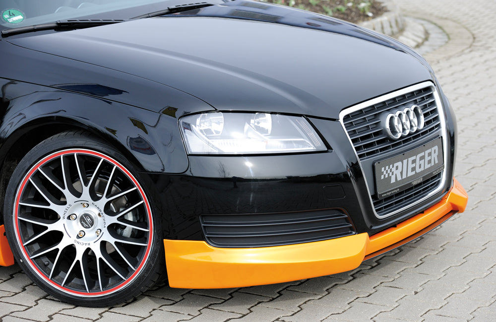 Audi A3 (8P) Rieger Spoilerschwert für Spoilerlippe 56760 mittig, für Spoilerlippe, ABS, Carbon-Look, für Fzg. ohne S-Line Exterieur,
inkl. Montagezubehör, ABE