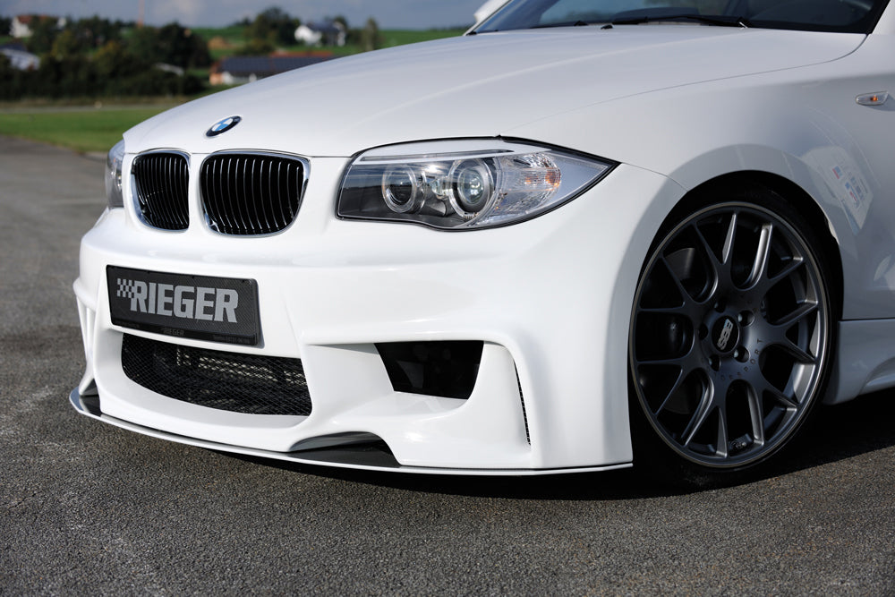 BMW 1er E81 (187/1K2/1K4) Facelift BMW-Niere rechts, Chrom/schwarz vom 135i für Spoilerstoßstange 35030/31/32/33/41/43 rechts, für Spoilerstoßstange