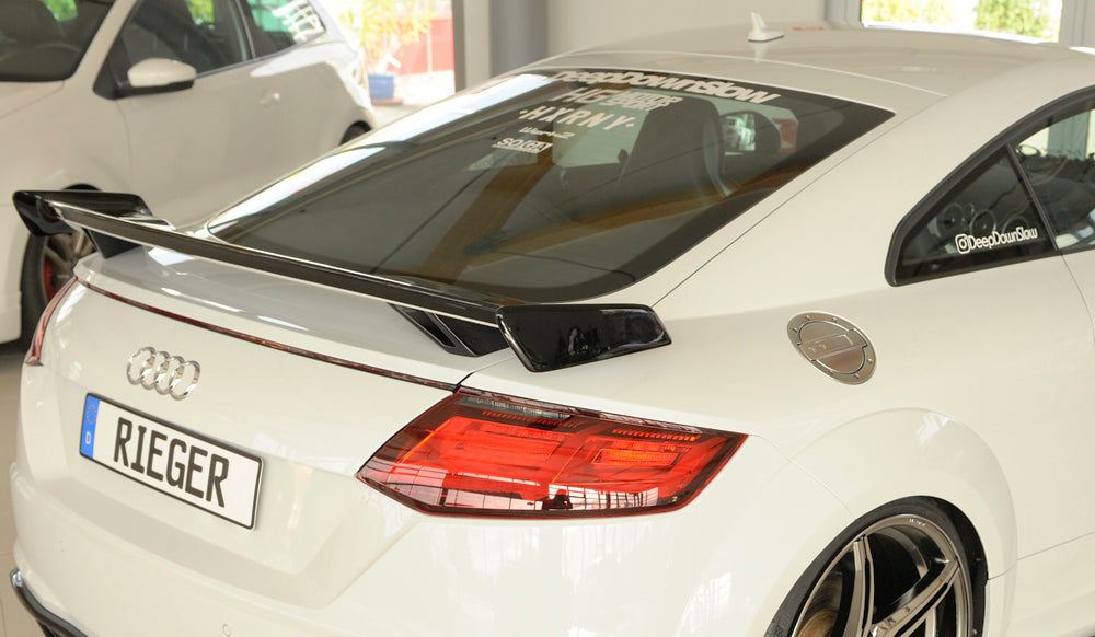 Audi TT RS (8J/8J1-FV/8S) Heckspoileraufsatz für orig. TT-RS Heckspoiler Audi TT-RS (8J/8J1-FV/8S) bis Facelift (-08/2018) für orig. Audi TT-RS Heckspoiler,
inkl. Montagezubehör, Teilegutachten,
(Artikel ist nicht lackiert)