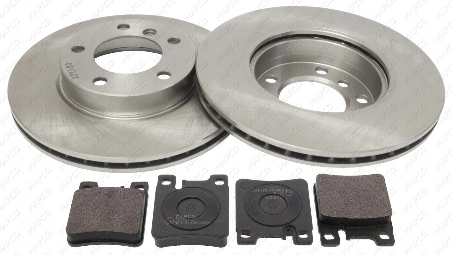 MAPCO Bremsensatz, Scheibenbremse Hinterachse Satz 47916