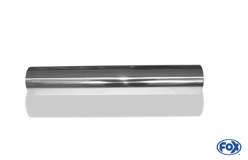 FOX Anschweißendrohr Typ 10 Ø 70 mm / Länge: 400 mm - rund / uneingerollt / gerade / ohne Absorber