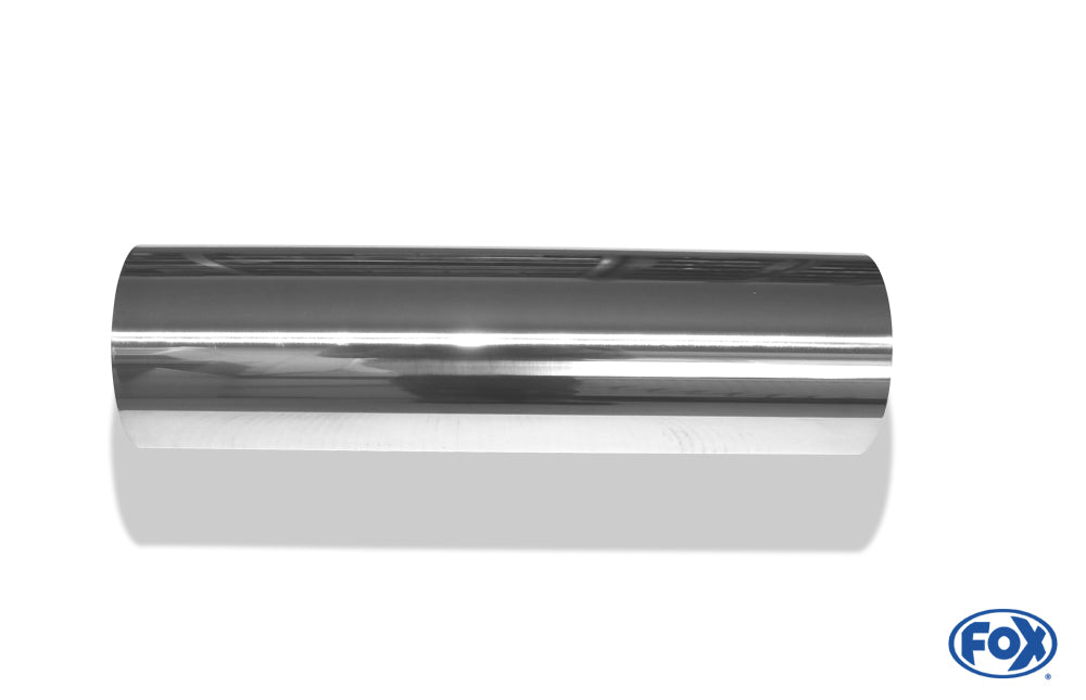 FOX Anschweißendrohr Typ 10 Ø 114 mm / Länge: 400 mm - rund / uneingerollt / gerade / ohne Absorber