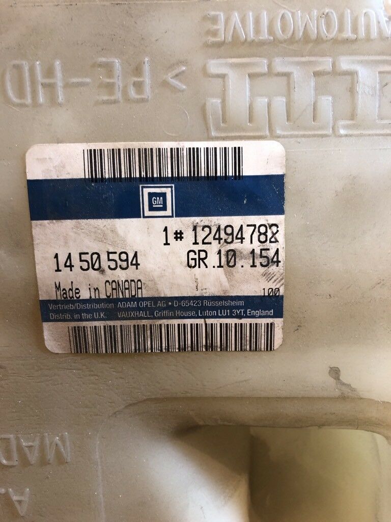 Opel Sintra Kühlwasser Behälter NEU Original GM