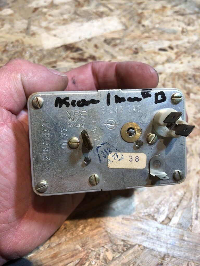 Opel Ascona / Manta B Uhr gebraucht Original VDO