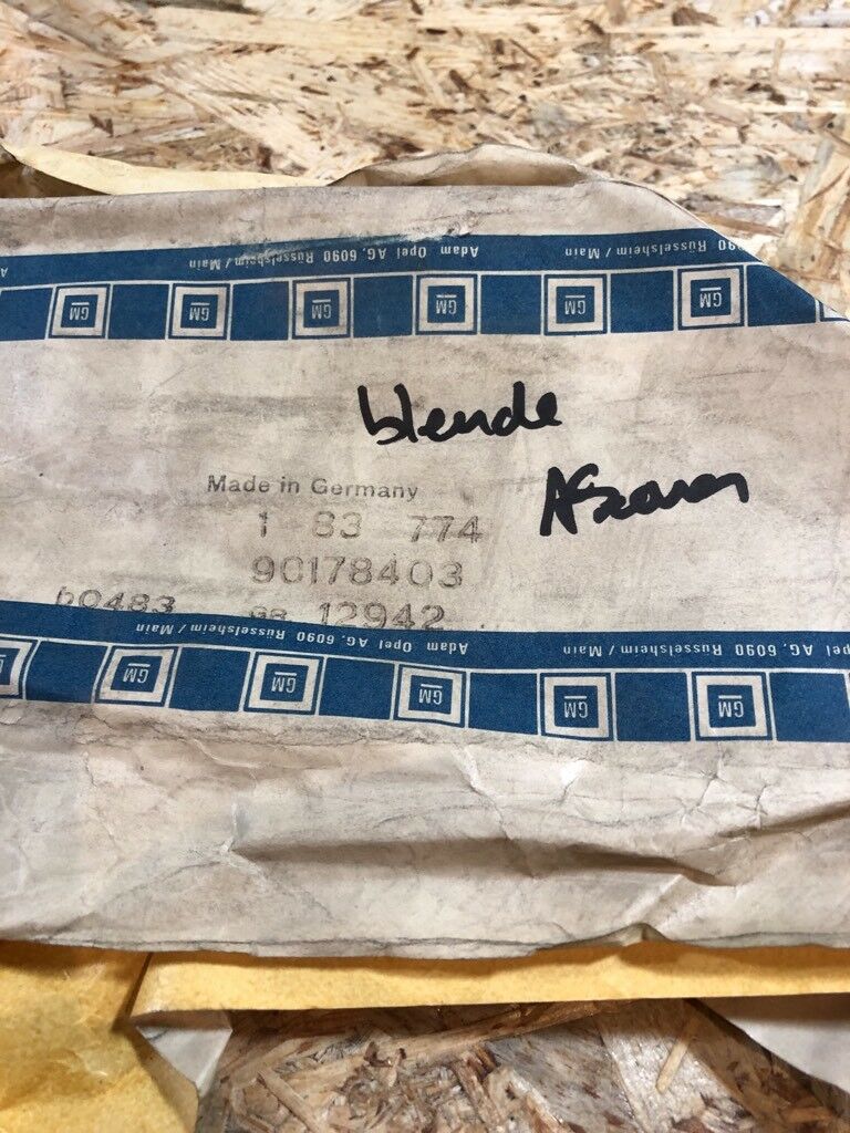 Opel Ascona C Lüftungsgitter Einsatz neu original GM