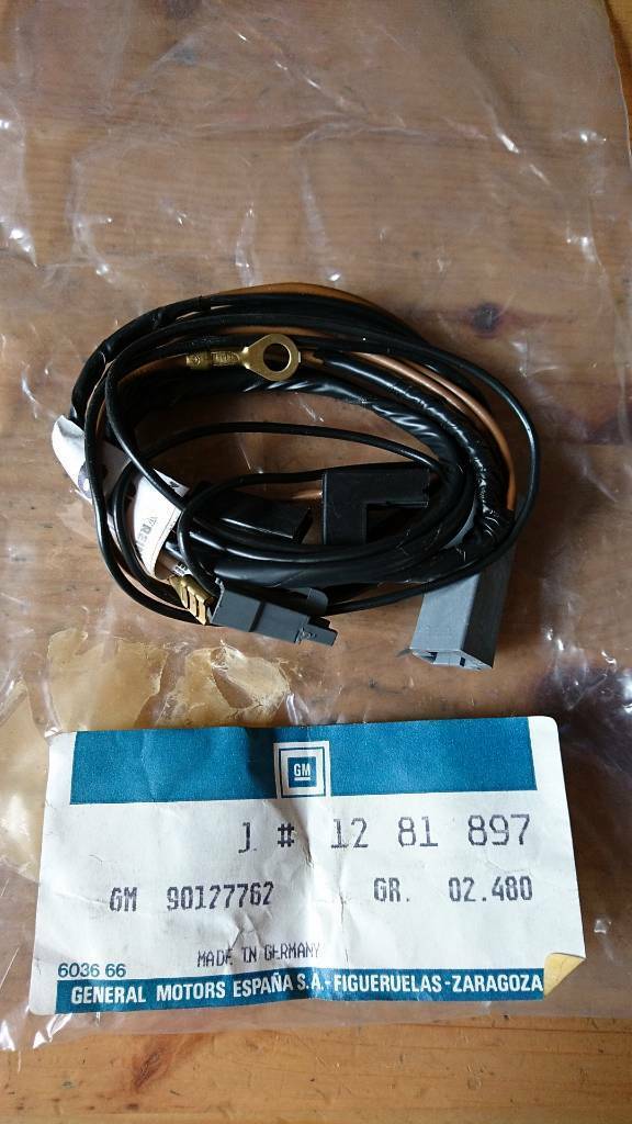 Corsa A Kabelsatz Leuchte Handschuhfach Neu Original GM