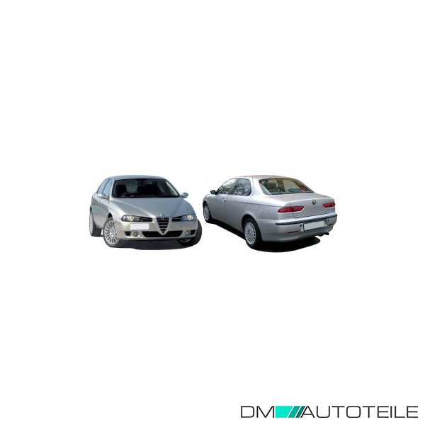 Stoßstange hinten grundiert passt für Alfa Romeo 156 Facelift ab 03-05 Limousine