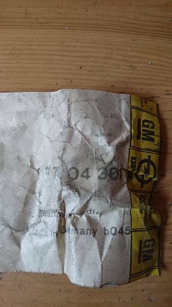 Kadett B C Nadellager Pilotlager Kupplung Neu Original GM