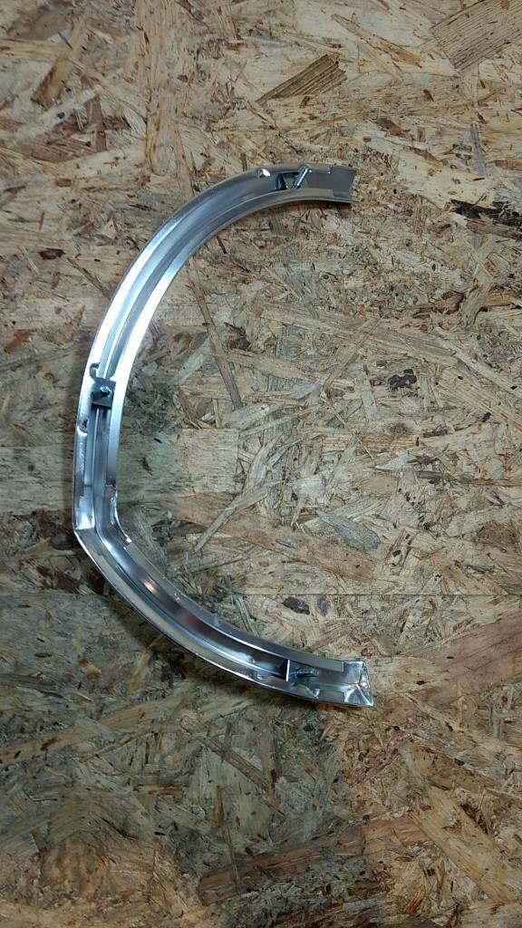 Original GM Opel Rekord A Chrom Zierleisten Set Kotflügel NEU