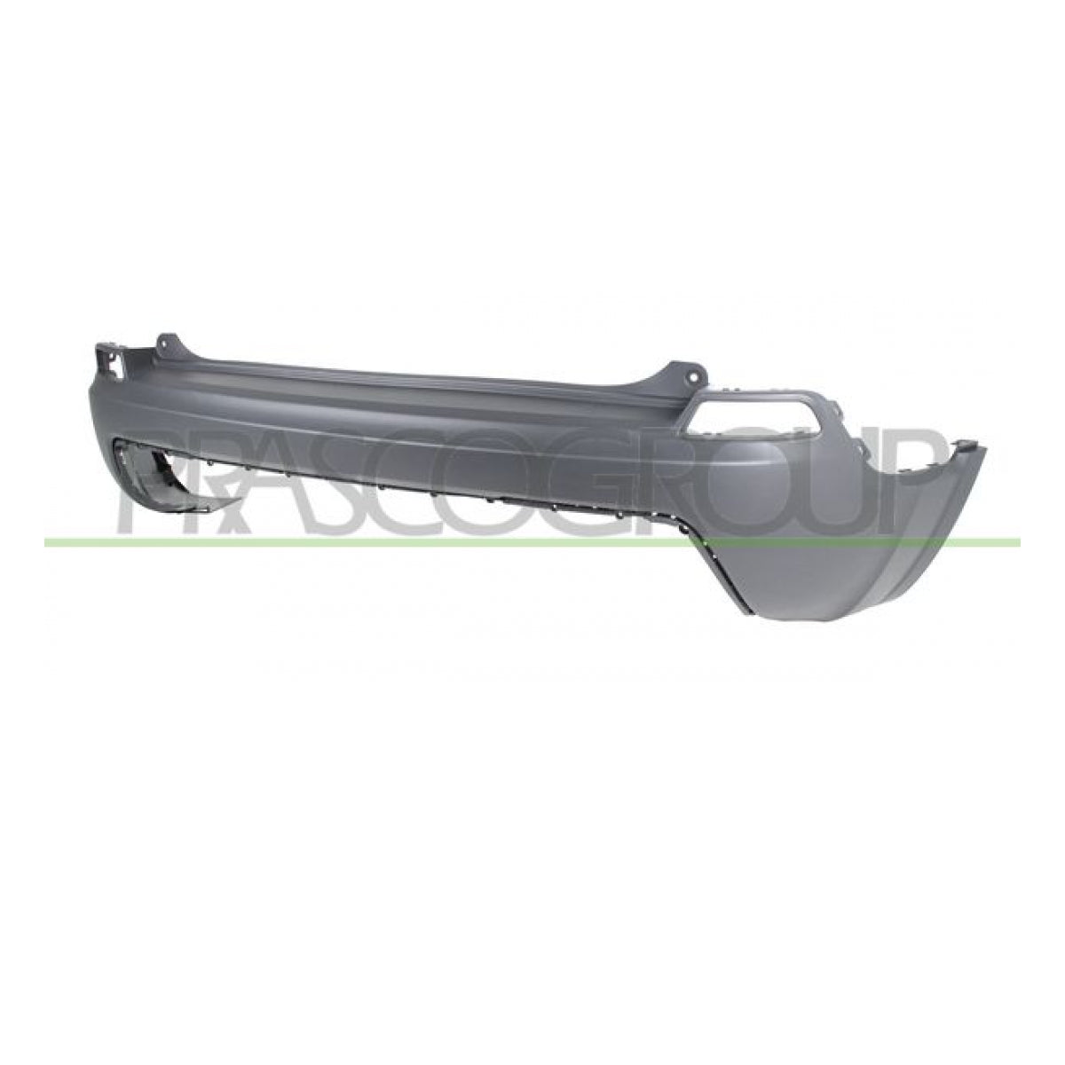 Stoßstange hinten genarbt PDC für Jeep Cherokee KL ab 2013
