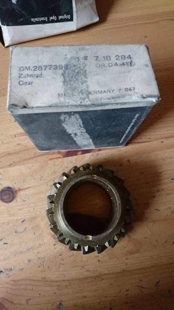 Opel Kapitän A Admiral A Zahnrad für Getriebe 3.Gang neu original 718284