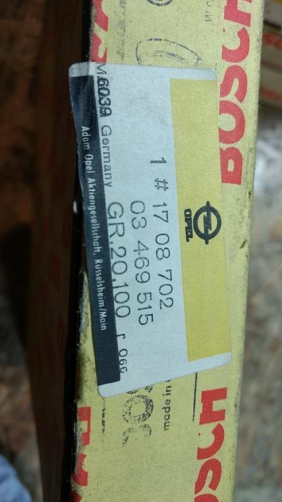 Original GM Opel Haltering Lampenring Chrom Kapitän Admiral Neu