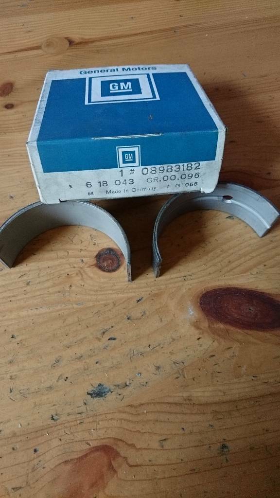 Omega A 2.3 Diesel Kurbelwellenlager Neu Original GM