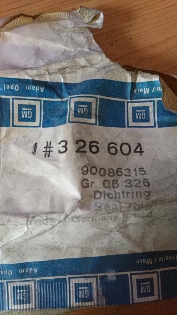 Rekord C Kadett B Dichtring Radnabe neu original GM