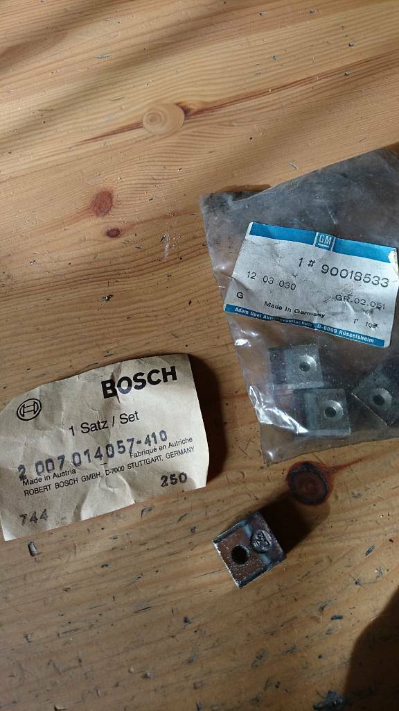 Opel Youngtimer Oldtimer Kohlebürste Set neu original 1203030