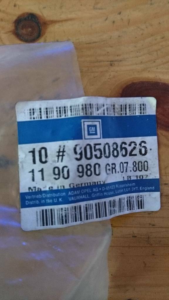 Opel Youngtimer Oldtimer Einsteckmutter Kennzeichen neu 90508626