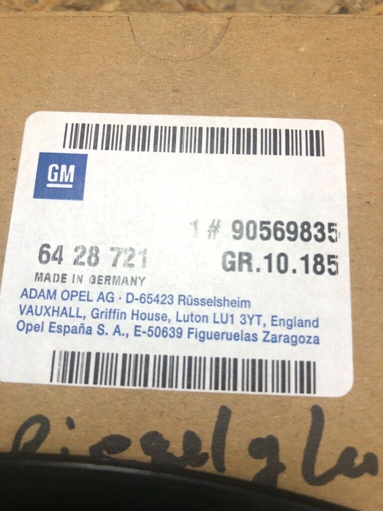 Original GM Opel Vectra B Spiegelglas Links Beheizt *NEU*