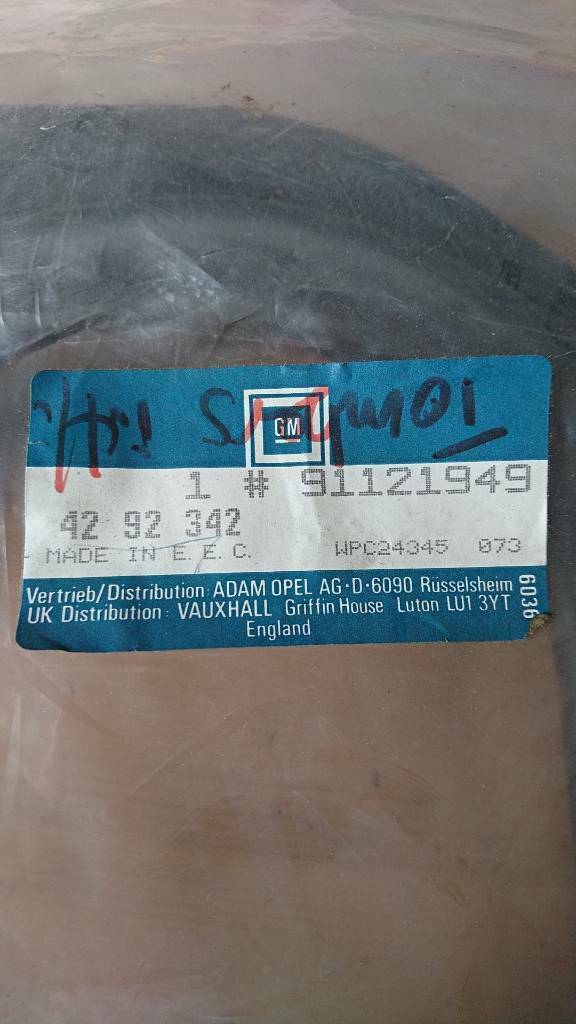 Opel Isuzu Euromidi Türdichtung links neu original GM