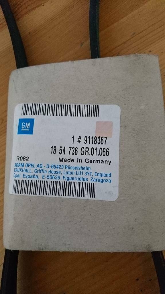 Omega B Diesel Keilriemen neu original GM