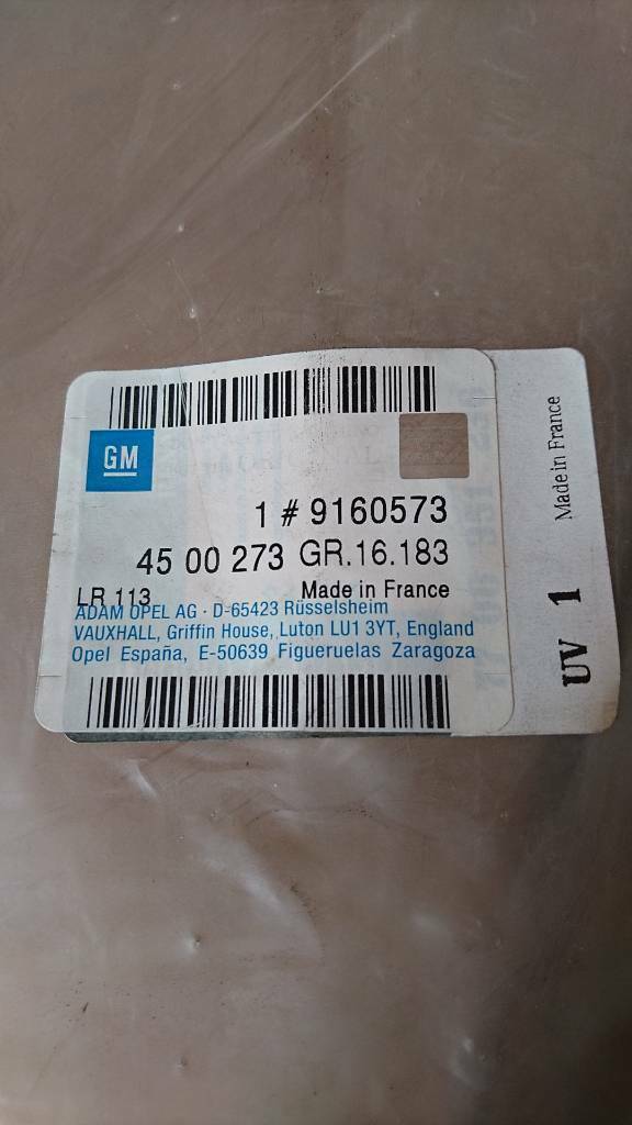 Opel Movano A Dreieckfenster rechts Dichtung neu original GM