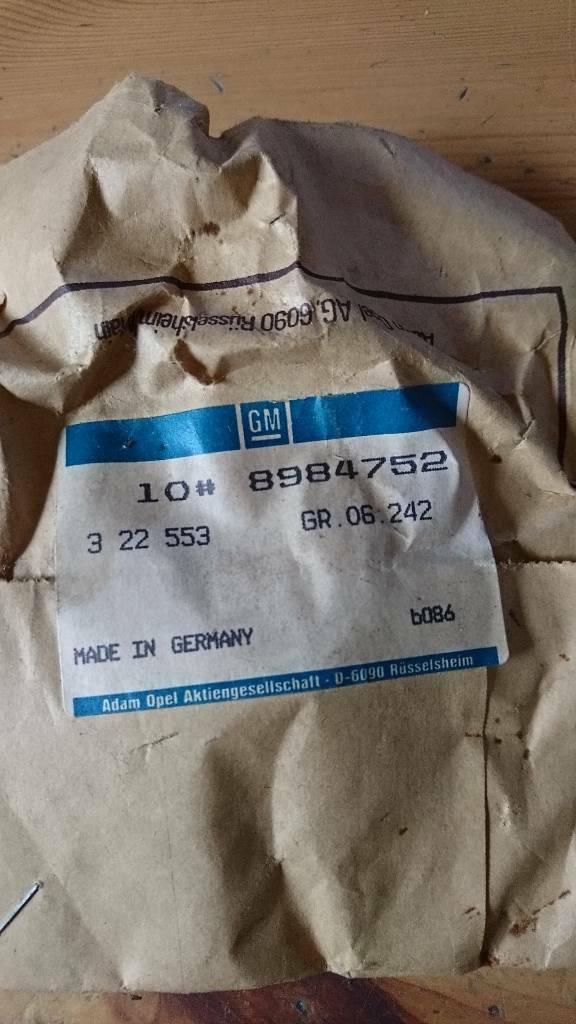 Kadett C Manta B Ascona B Klemme Faltenbalg neu original GM