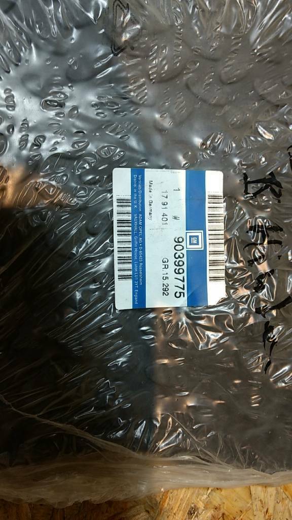 Original GM Opel Corsa B Gummifußmatten-Set hinten NEU