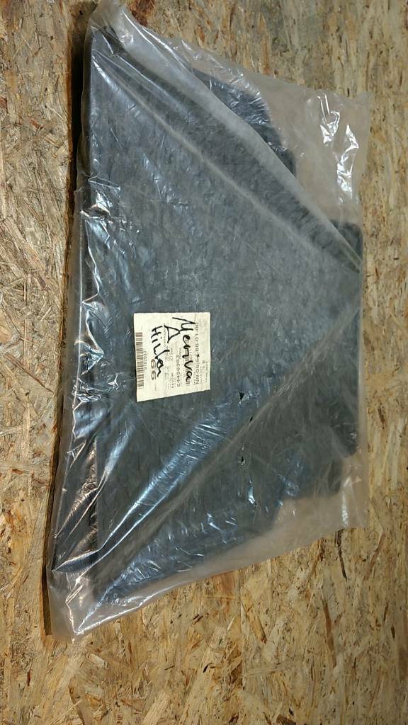 Original GM Opel Meriva A Gummifußmatten-Set hinten NEU