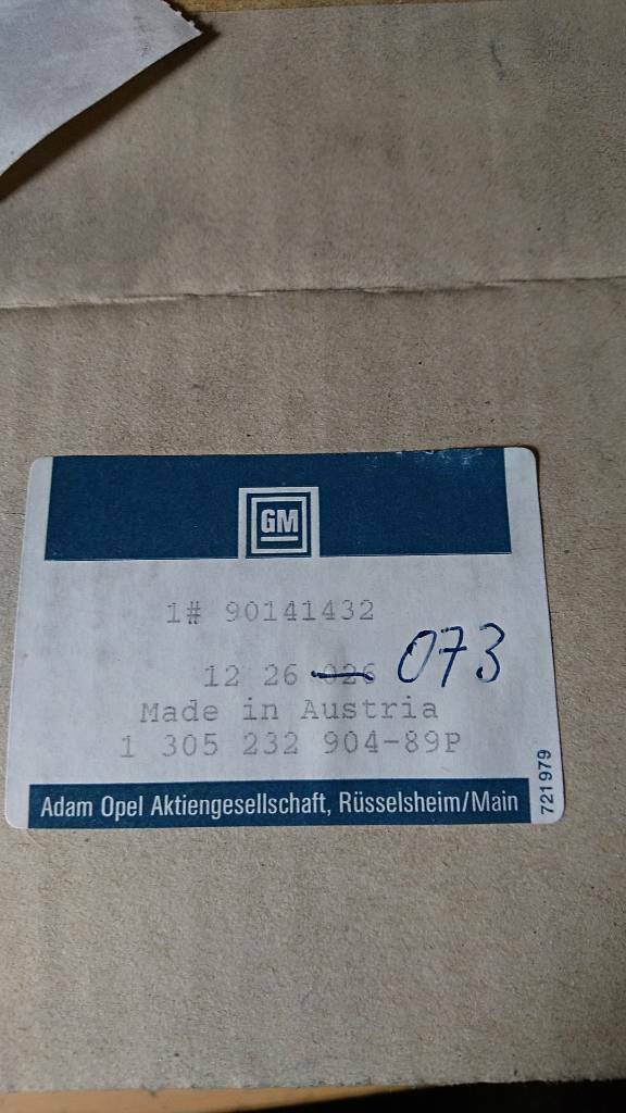 Ascona C Blinker vorne rechts neu original GM