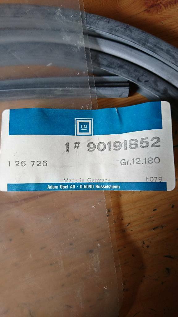 Opel Youngtimer Oldtimer Dichtung neu original GM
