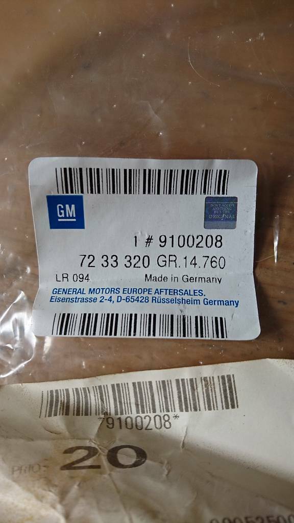 Astra G Boxengitter Vordertür rechts NEU original GM