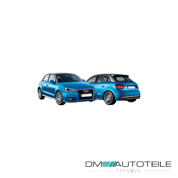 Stoßstange hinten grundiert passt für Audi A1 8X Facelift ab 2014 kein S-Line