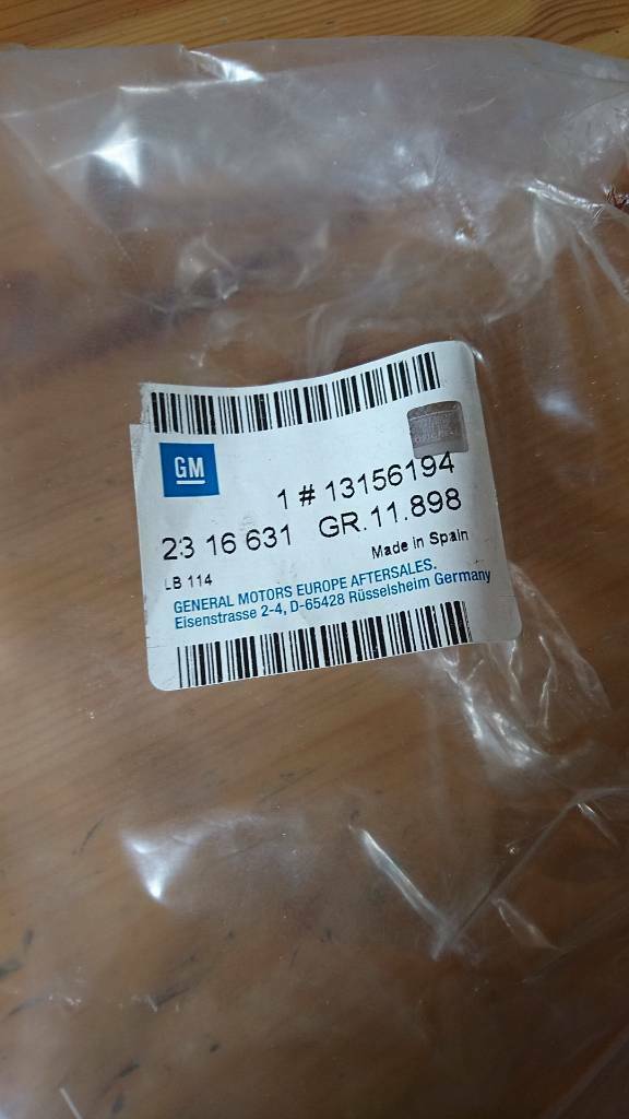 Meriva A Ausrückhebel hat Hintersitz links neu original GM