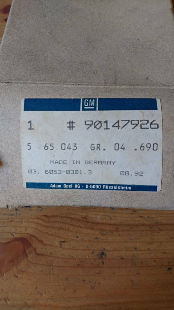 Opel Youngtimer Oldtimer Bremskraftregler Ate neu GM 90147926