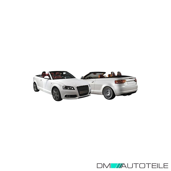 Stoßstange hinten mit PDC passt für Audi A3 Cabrio Limousine (8V) 2012-2016