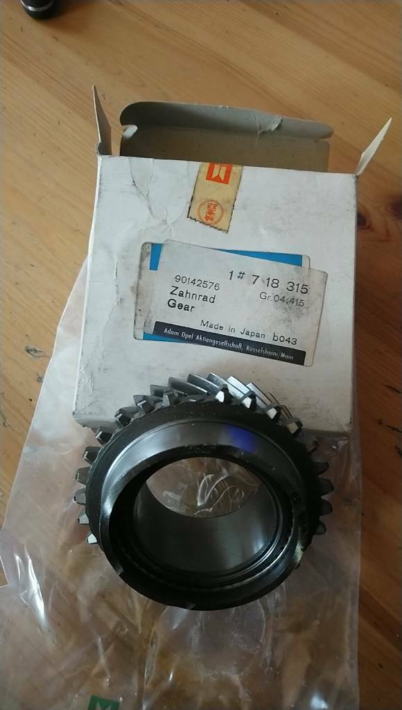 Opel Ascona C Astra F Kadett E f16 Getriebe Zahnrad 5 Gang