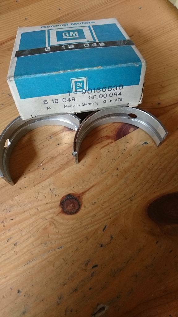 Ascona Manta Omega Kurbelwellenlager neu original GM