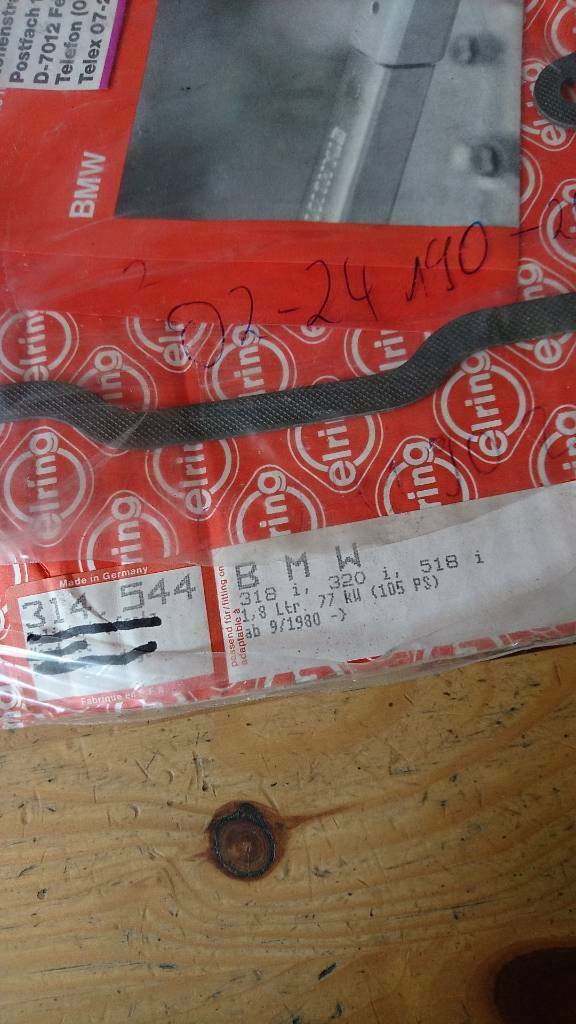 BMW 318i 320i 518i Dichtung Neu Original Elring