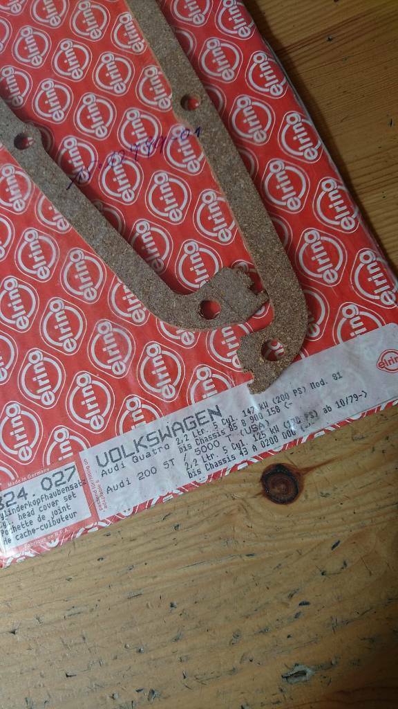 Audi Quatro Audi 200 ST Ventildeckel Dichtung Satz Neu Elring