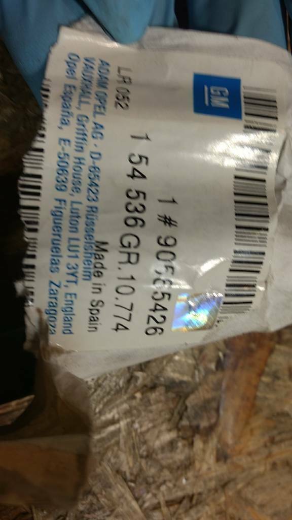 Original GM Opel Astra F Gummidichtung Fensterschacht hinten NEU