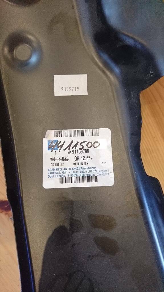 Opel Vivaro A Reperaturblech neu original GM