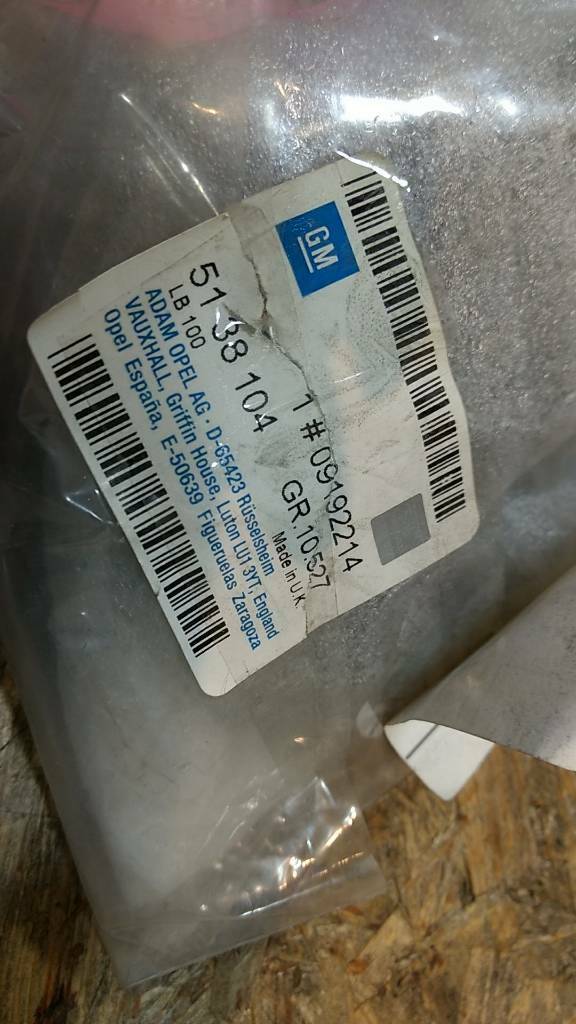 Original GM Opel Vectra B Türgriff hinten rechts NEU